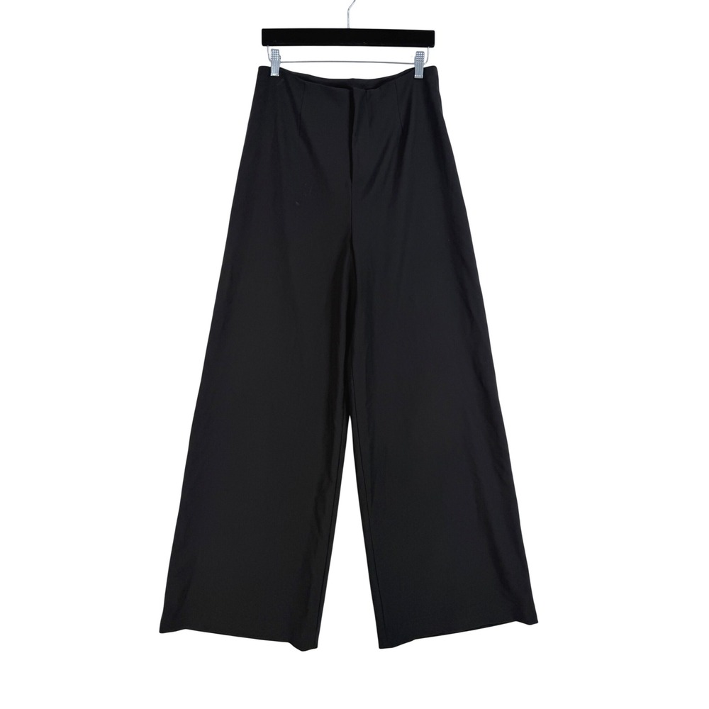 Naked Wardrobe Wide Leg Trousers Women Large Black NWT NWH19-1781P